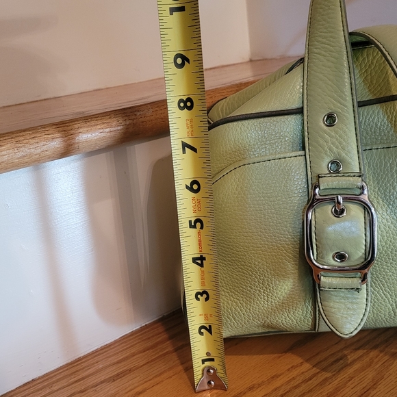NWOT Cole Haan Light Green Leather Bag - Picture 7 of 13